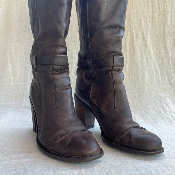 Charles David Riding Boot in Brown - Picture 6 of 6